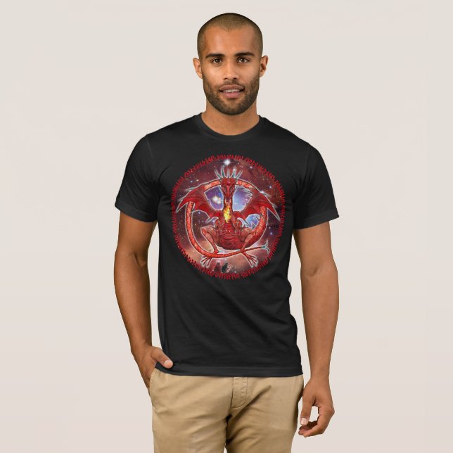 Camiseta Pyrope Cosmic Dragon (Anverso completo)