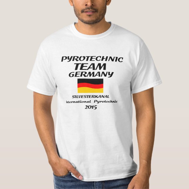 Camiseta Pyrotechnic equipo - canal de nochevieja edición (Anverso)