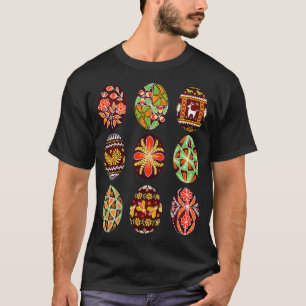Camiseta Pysanky Easter Egg Happy Easter Day Egg Hunting 