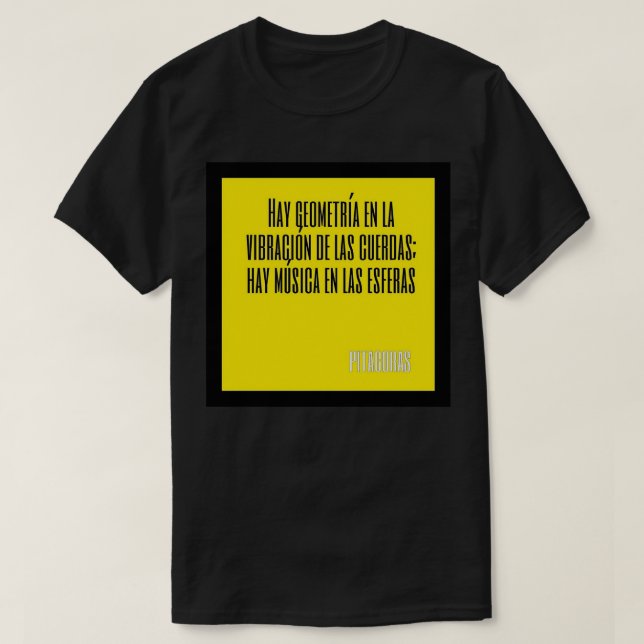 Camiseta Pythagoras Greeting Card (Diseño del anverso)