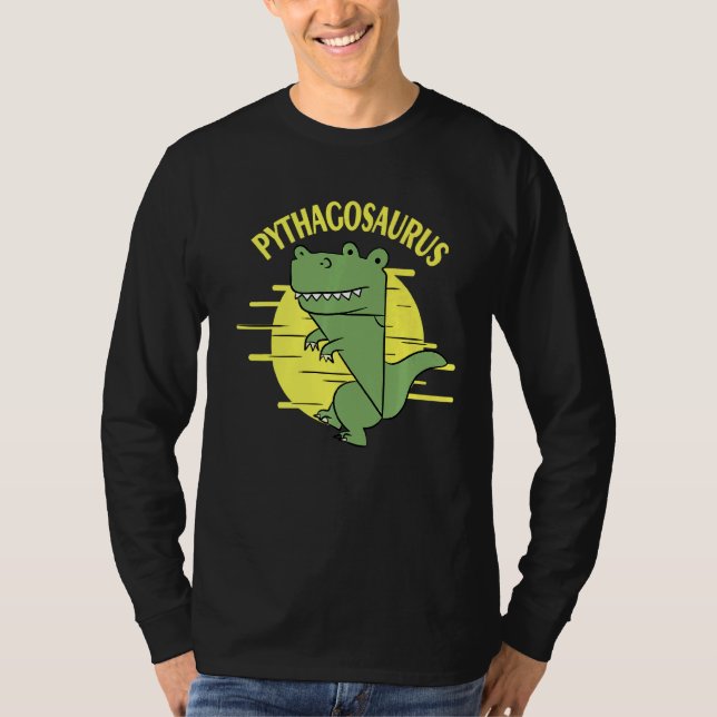 Camiseta Pythagosaurus Pythagoras Teorem Statistith (Anverso)