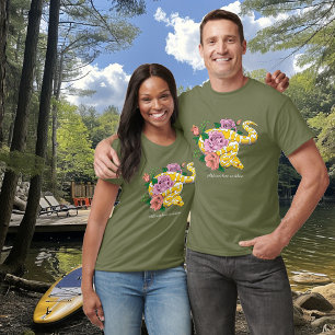 Camiseta Python albino blanco amarillo