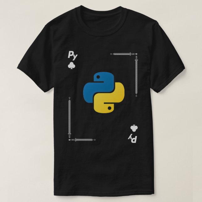 Camiseta Python Poker (Diseño del anverso)