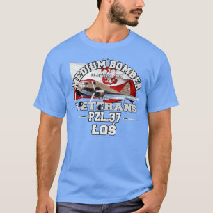 Camiseta PZL37 o bombardero mediano polaco