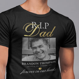 Camiseta Q.E.P.D. Foto Memorial T-Shirt