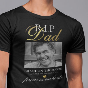 Camiseta Q.E.P.D. Foto Memorial T-Shirt