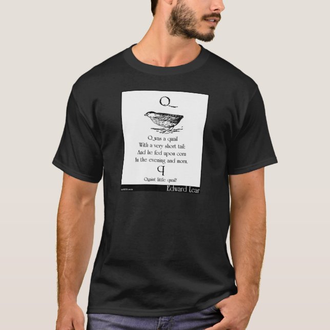 Camiseta Q era una codorniz (Anverso)