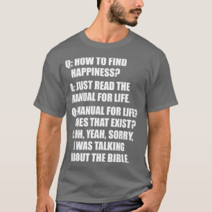 Camiseta QA de la Biblia