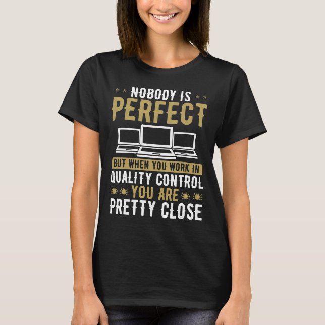 Camiseta QA Engineering Testing Code Test Quality Assurance (Anverso)