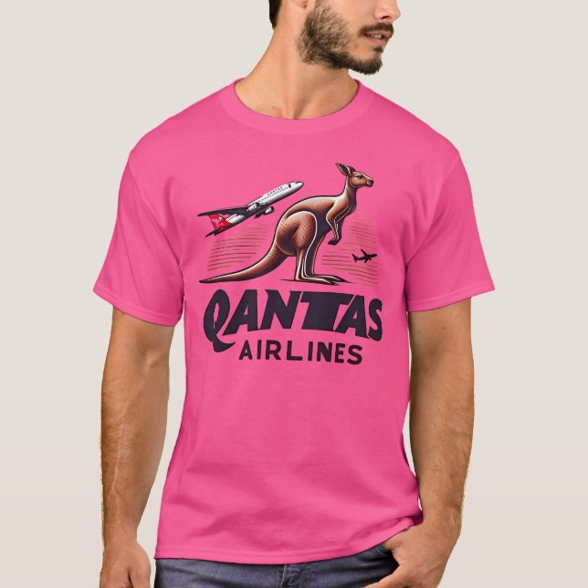 Camiseta Qantas Airlines (Anverso)