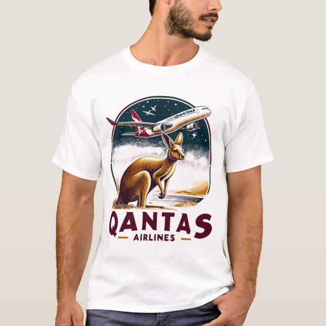 Camiseta Qantas Airlines (Anverso)
