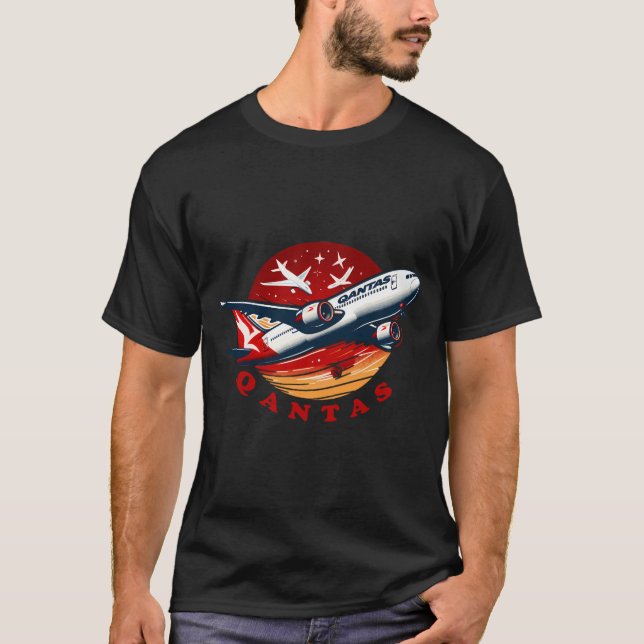 Camiseta Qantas Airlines (Anverso)