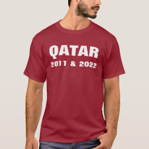 Camiseta Qatar 2011 y 2022