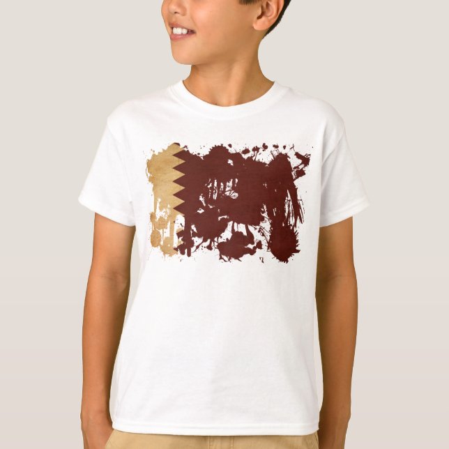 Camiseta Qatar Flag (Anverso)