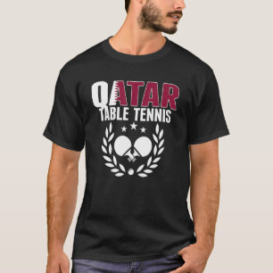 Camiseta Qatar Table Tennis Qatari Ping Pong Supp Sp