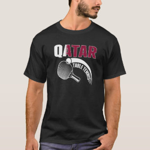 Camiseta Qatar Table Tennis Support Qatari Ping Pong Team