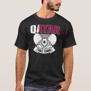 Camiseta Qatar Table Tennis Support Qatari Ping Pong Team