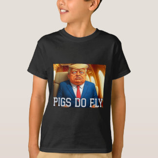 Camiseta Qatar Un Lago Anti Trump Qatar Avión Los Cerdos Vu
