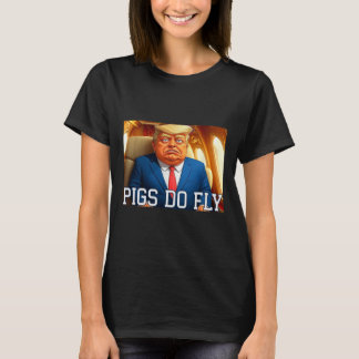 Camiseta Qatar Un Lago Anti Trump Qatar Avión Los Cerdos Vu