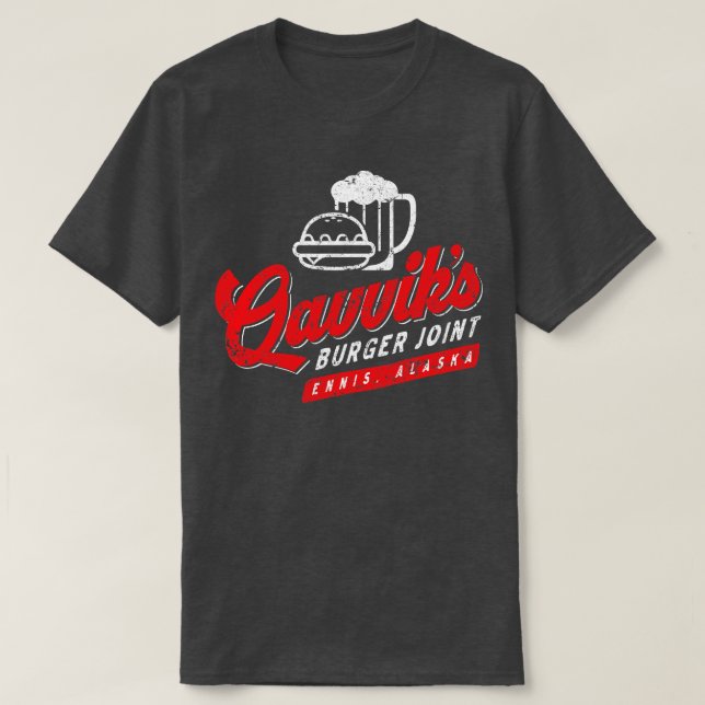 Camiseta Qavviks Burger Joint TShirt (Diseño del anverso)