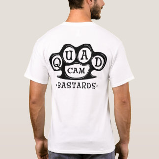 Camiseta QCB Knucks (negro en blanco)