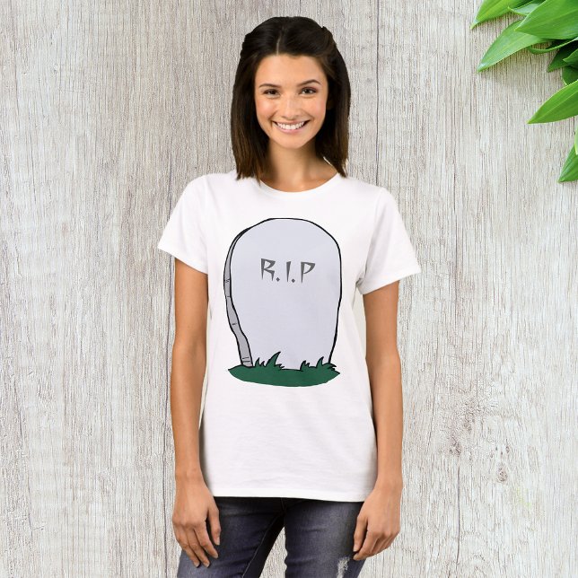 Camiseta QEPD Cementerio Gravestone T-Shirt (Subido por el creador)