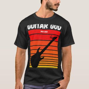 Camiseta QEPD Eddie Tribut RETRO GUITAR GOAR Guitarra con C