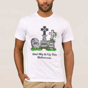 Camiseta QEPD Grave Markers Funny Halloween T-Shirt