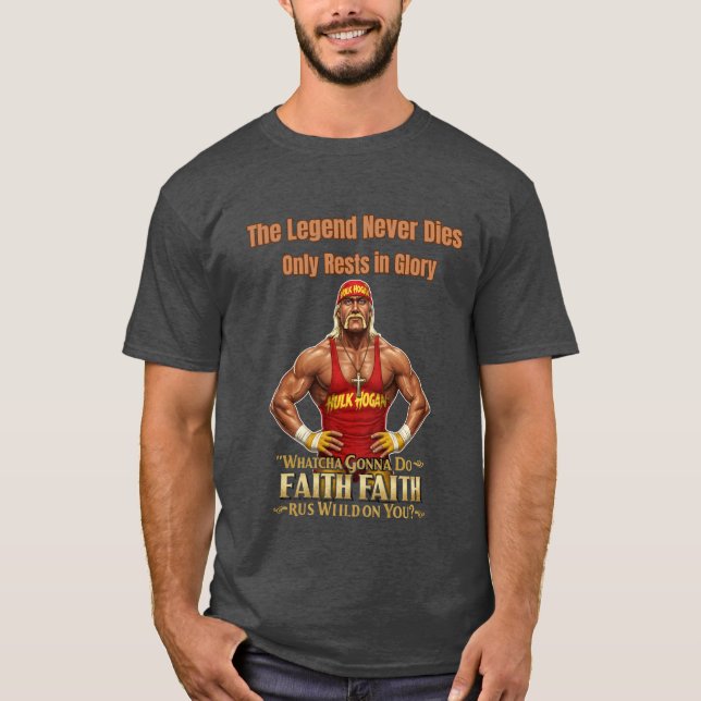 Camiseta QEPD Hulk Hogan - Hulkamania Forever Tee (Anverso)