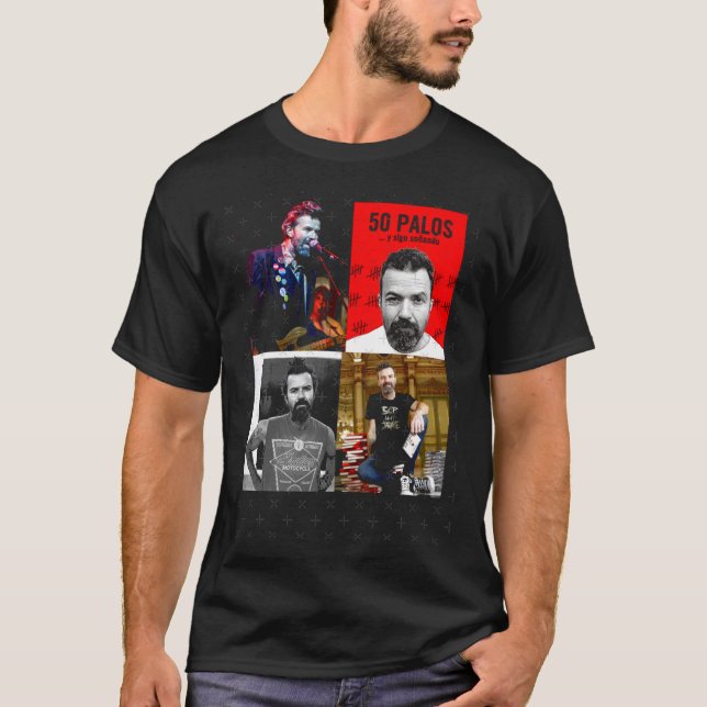 Camiseta QEPD Jarabe De Palo Pau Dones Murieron Esenciales  (Anverso)