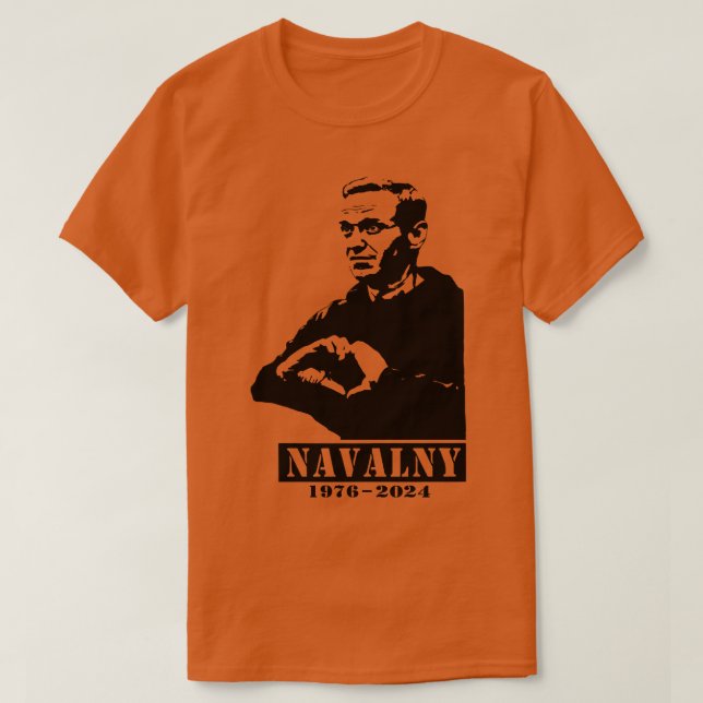 Camiseta QEPD Navalny 19762024 (Diseño del anverso)