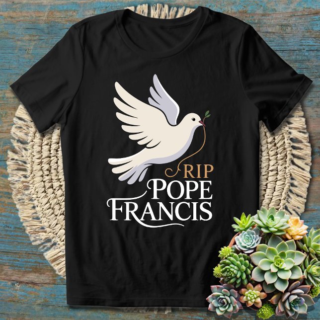 Camiseta QEPD Papa Francisco - Un legado de amor y paz (Subido por el creador)