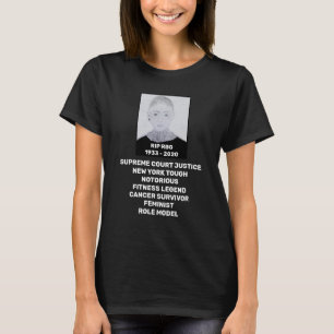 Camiseta QEPD Ruth Bader Ginsburg Tributo por los negros