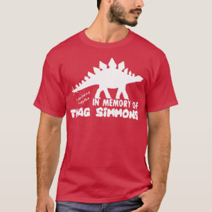 Camiseta QEPD Thag Simmons desde el extremo opuesto