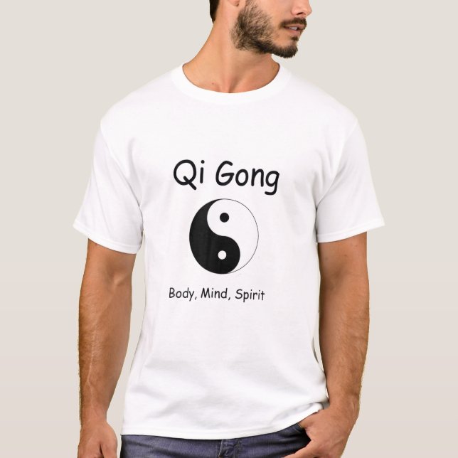 Camiseta Qi Gong , Body Mind Spirit Tee (Anverso)