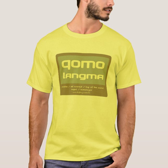 Camiseta Qomolangma (Anverso)