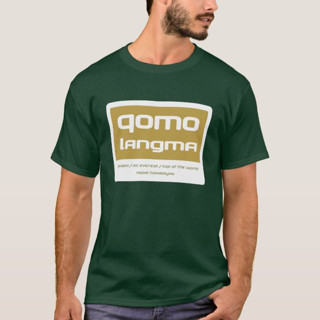 Camiseta Qomolangma (Anverso)