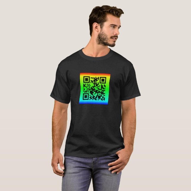 Camiseta QR Code® dice: TODO ESTARÁ BIEN (Anverso completo)