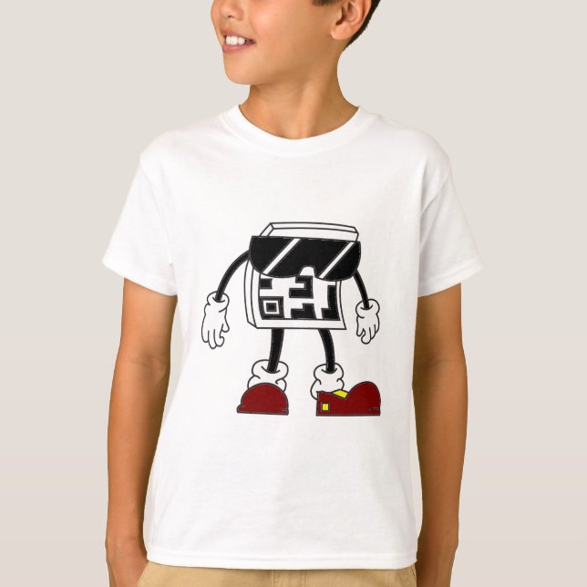 Camiseta QR Code Man: Escanear el futuro tee (Anverso)