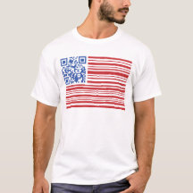 QSA- USA FLAG -QR CODE  by QRAZY Q