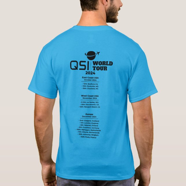 Camiseta QSI - Tour Mundial 2024 (Reverso)