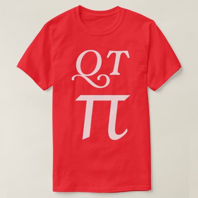 Camiseta QT Pi Day Cutie Pie Funny Math Pun Matemática Tea (Diseño del anverso)