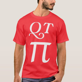 Camiseta QT Pi Day Cutie Pie Funny Math Pun Matemática Tea
