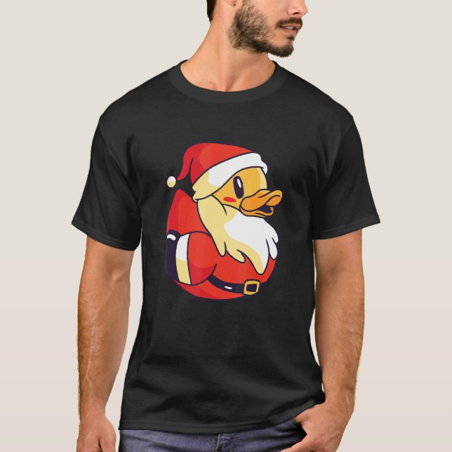 Camiseta Quack Ducko de caucho para Navidad (Anverso)