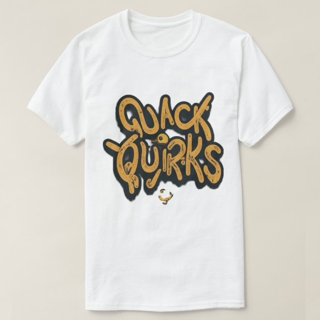 Camiseta "Quack Quirks" de moda (Diseño del anverso)