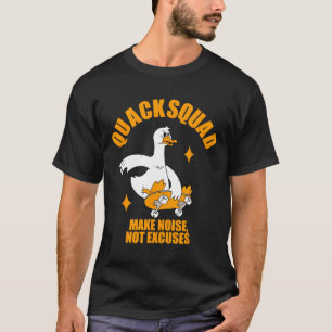 Camiseta Quack Squad Hace Ruido No Excusas Patinaje
