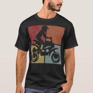 Camiseta Quad ATV Motocross Offroad Retro Stunt