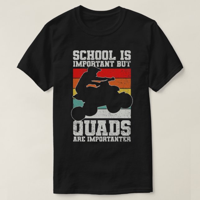 Camiseta Quad ATV Quad Biker (Diseño del anverso)