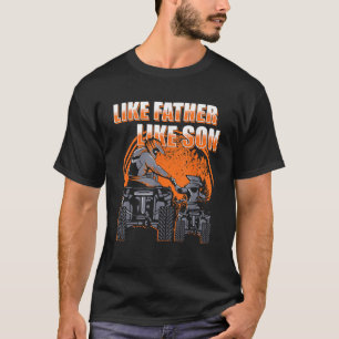 Camiseta Quad Bike Como Padre Como Hijo Cuatro Ruedas ATV G