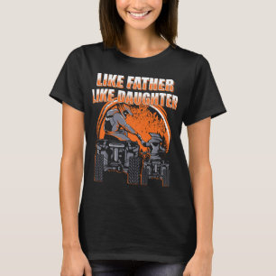 Camiseta Quad Bike - Padre e Hija Chica ATV